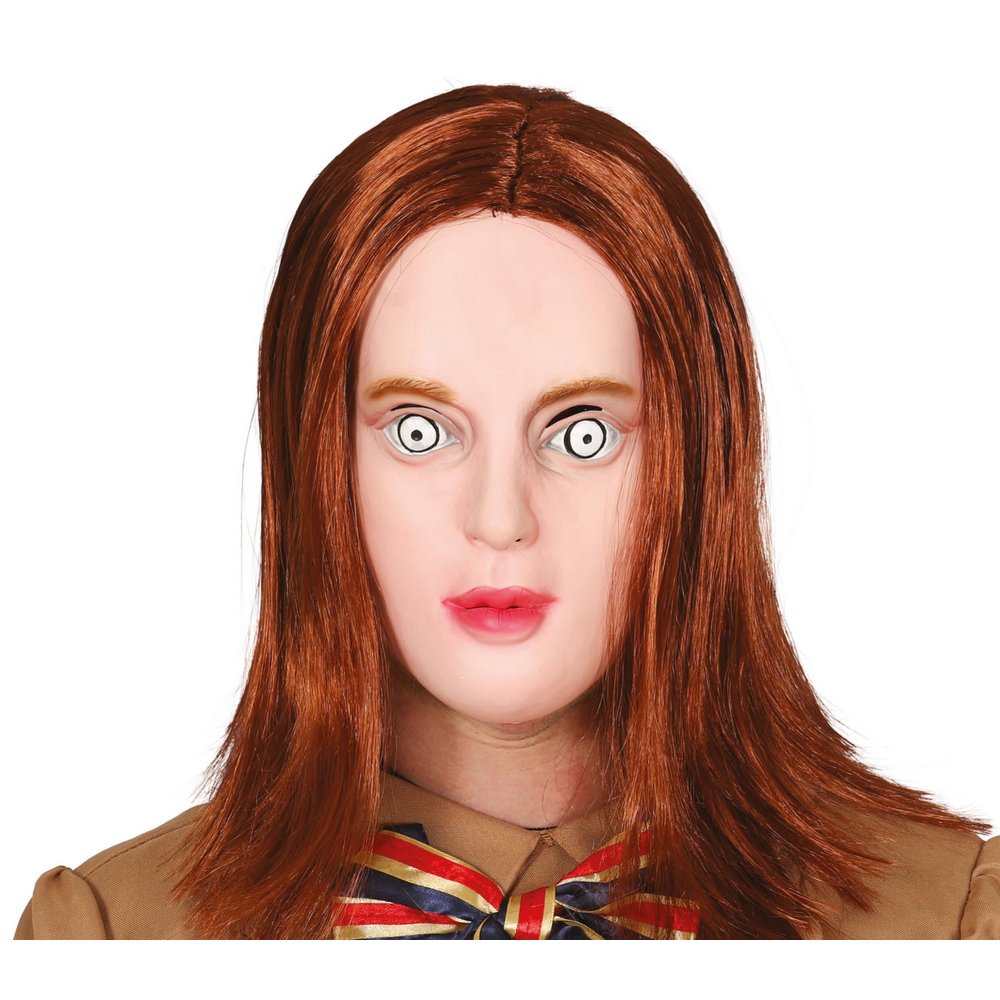 Gyilkos Baba Latex Maszk Hajjal Felnőtteknek Halloweenre