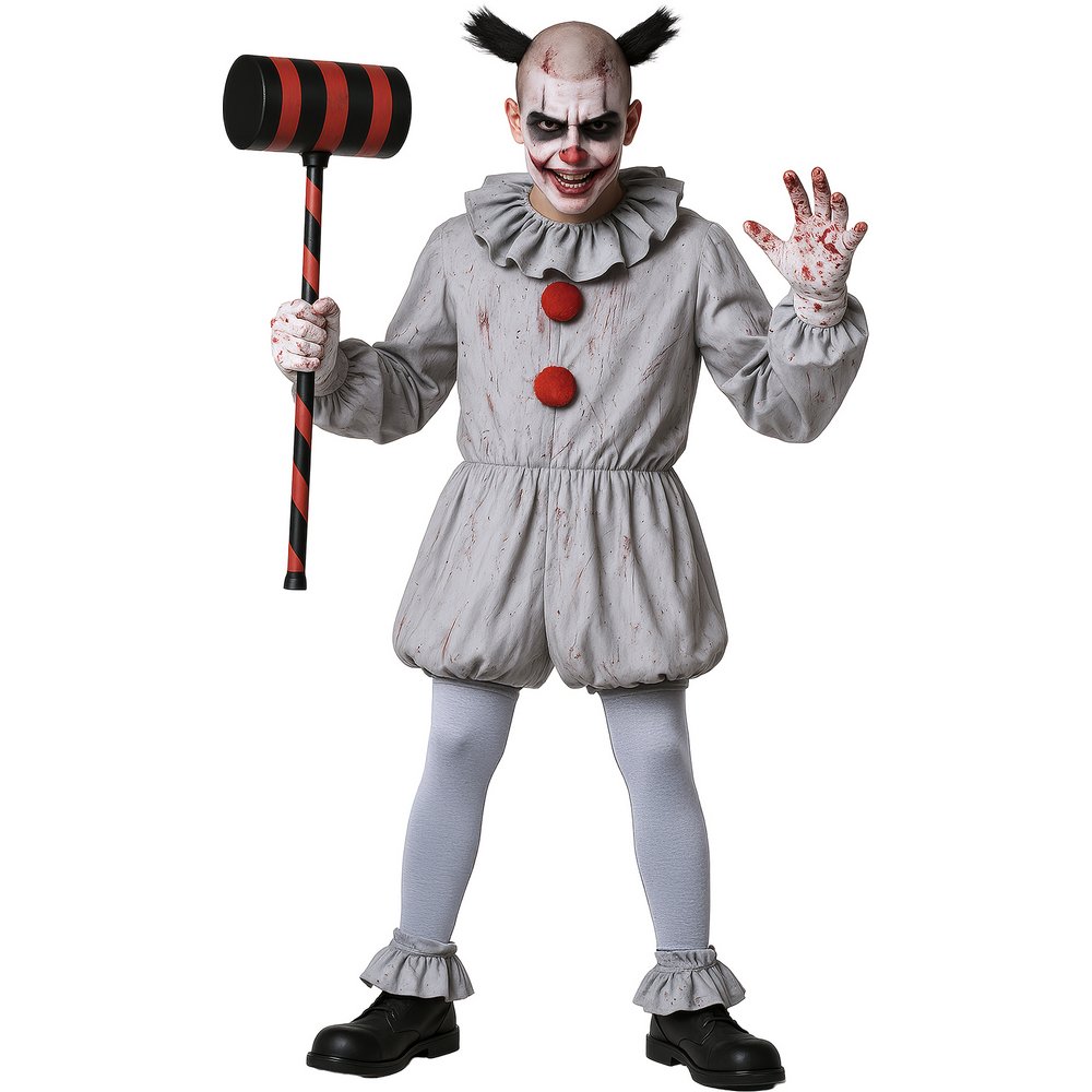 Gyilkos Bohóc Fiú Jelmez Halloweenre, 14 - 16 Év
