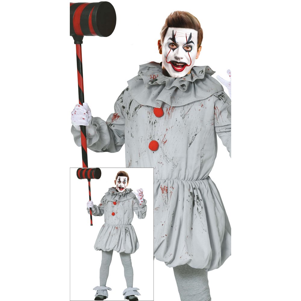 Gyilkos Bohóc Fiú Jelmez Halloweenre