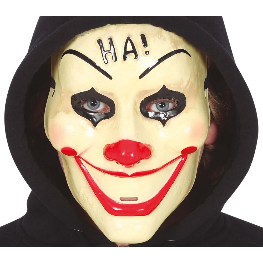 HA! Bohóc Maszk Felnőtteknek Halloweenre