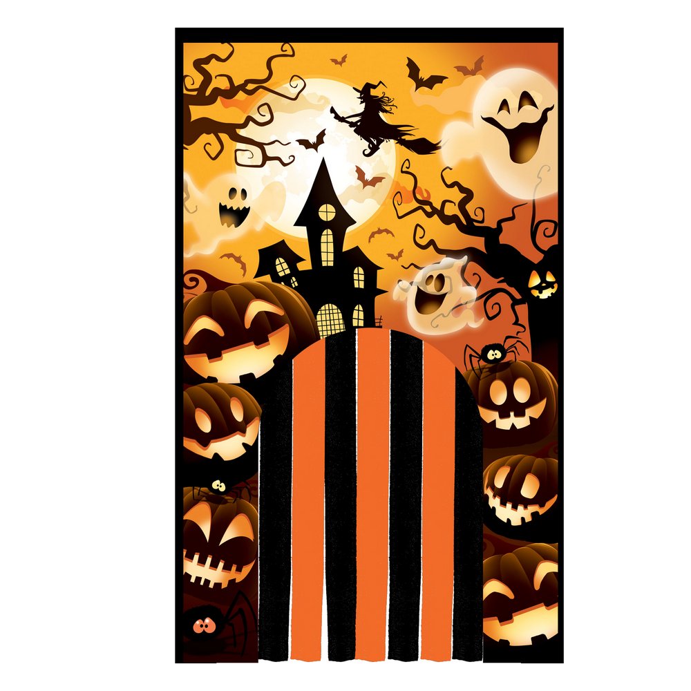 Halloween Ajtófüggöny Dekoráció, 145x240 cm