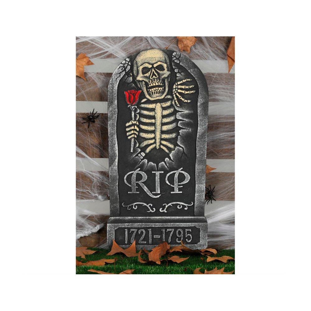 Halloween Síremlék Dekoráció RIP Felirattal, 32x65 cm