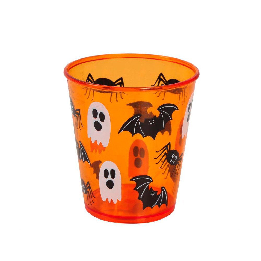 Halloween Tökfejes Műanyag Pohár, 9x10 cm