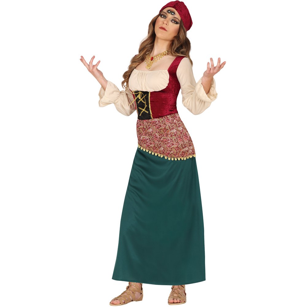 Harmadik Szem Jósnő Lány Jelmez Halloweenre, 14 - 16 Év