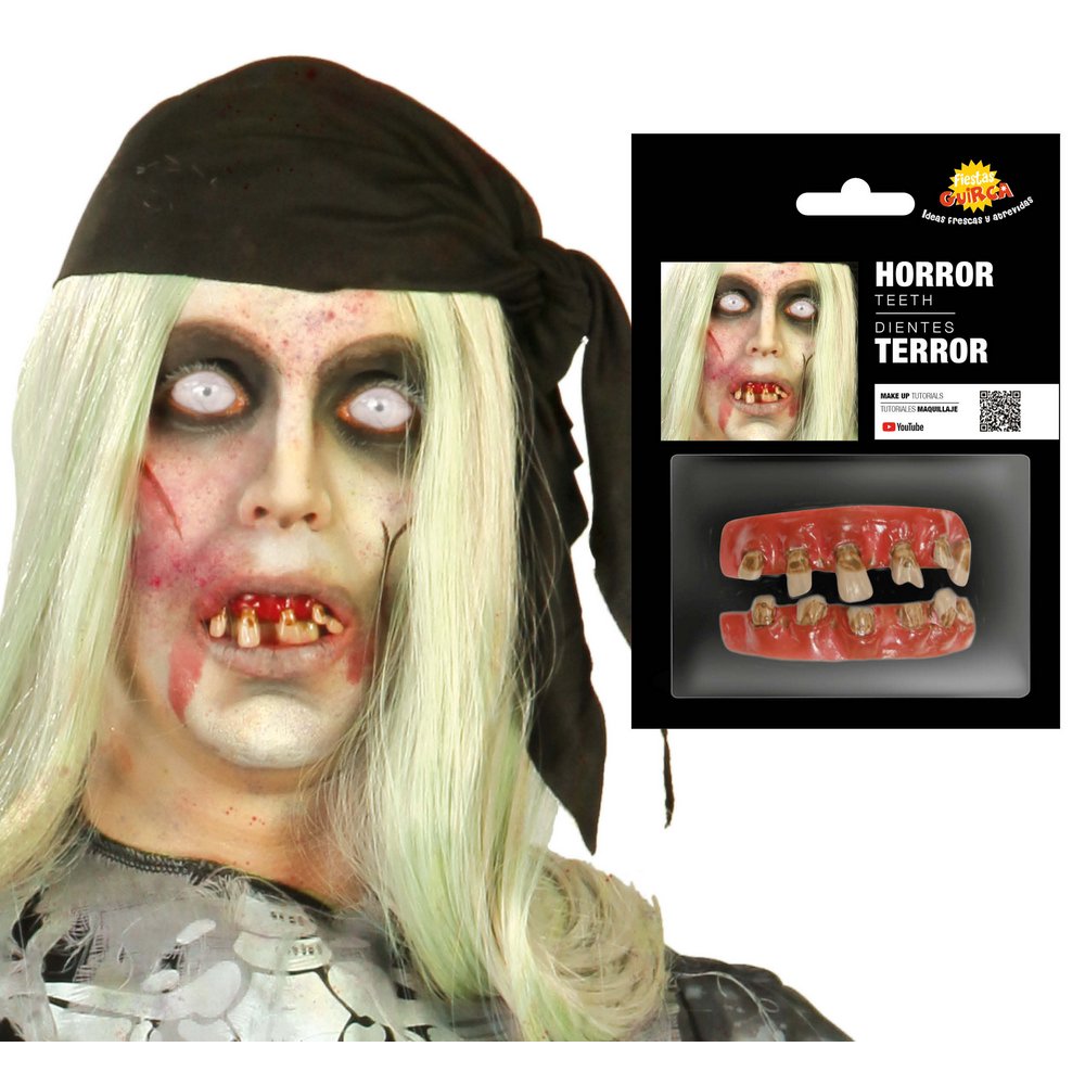 Horror Fogsor Kiegészítő Felnőtteknek Halloweenre
