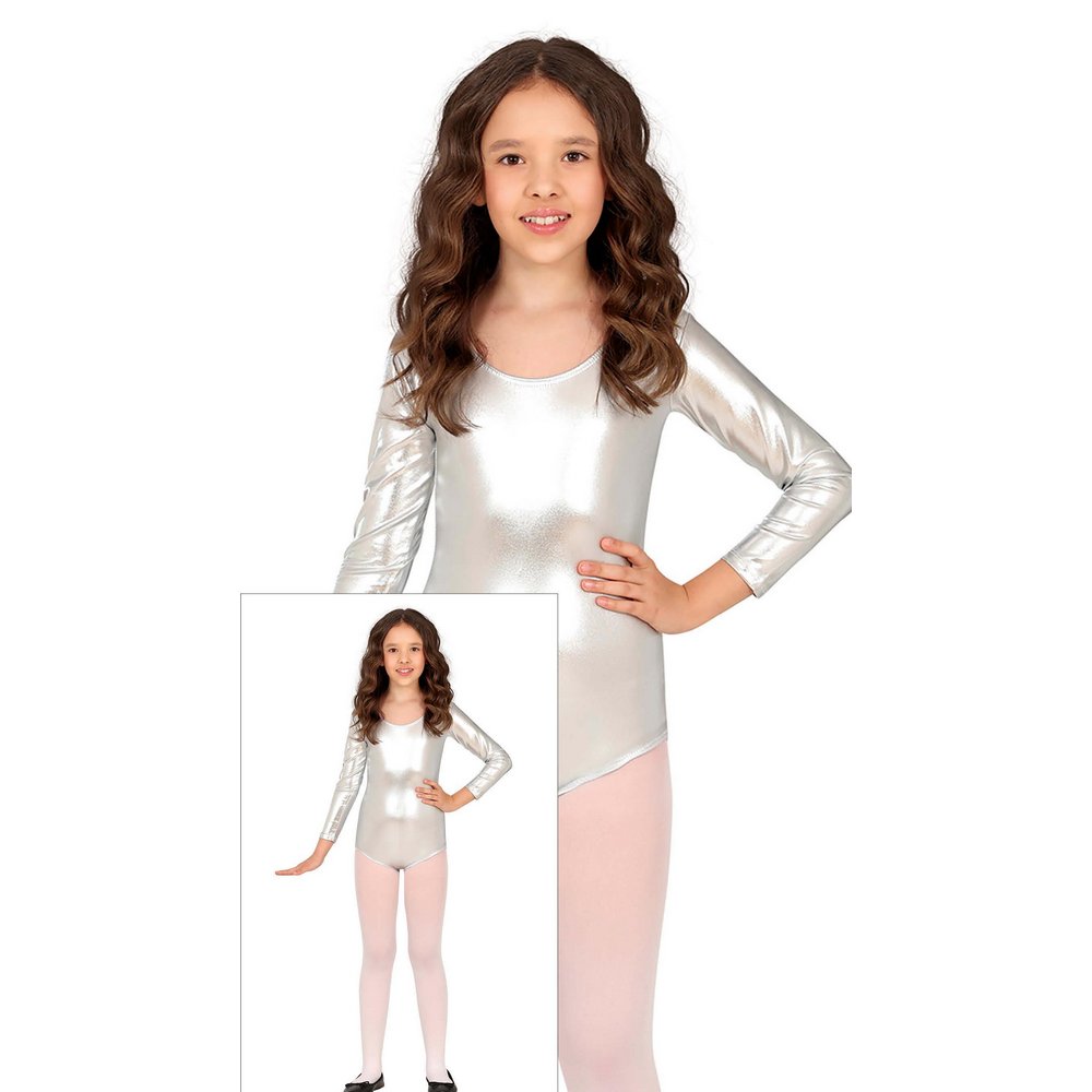 Hosszú Ujjú Ezüst Dressz Lányoknak