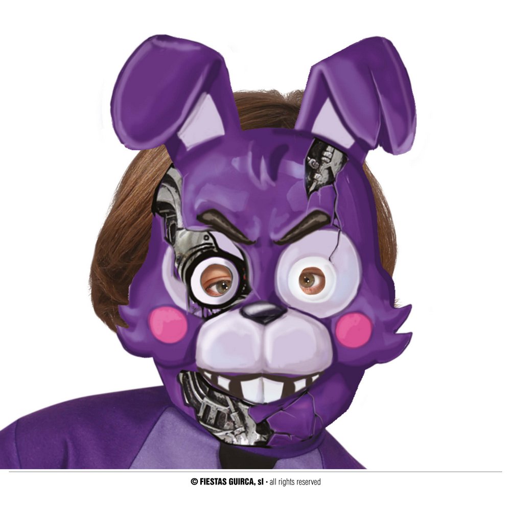 Ijesztő Animatronic Nyúl Maszk Gyerekeknek Halloweenre