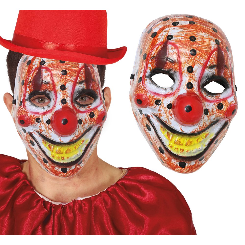 Ijesztő Bohóc Maszk Felnőtteknek Halloweenre