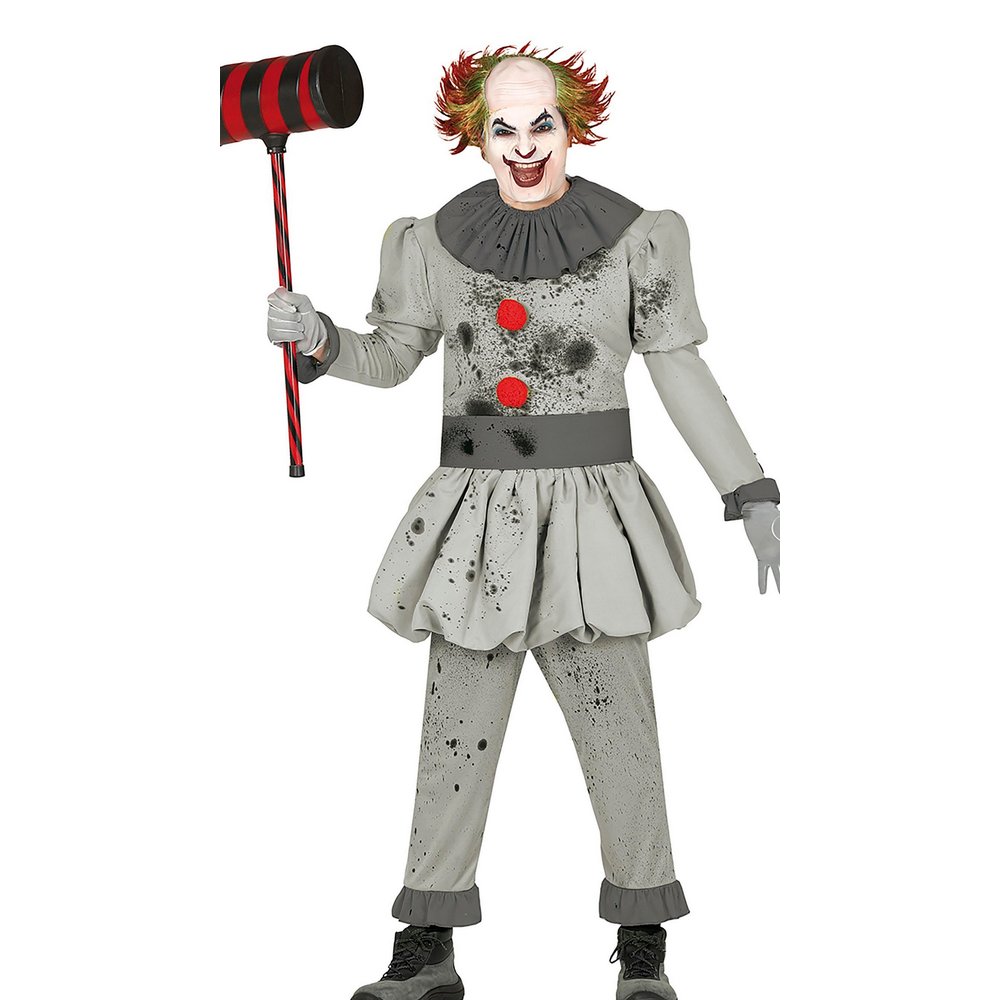 Ijesztő Gonosz Bohóc Férfi Jelmez Halloweenre