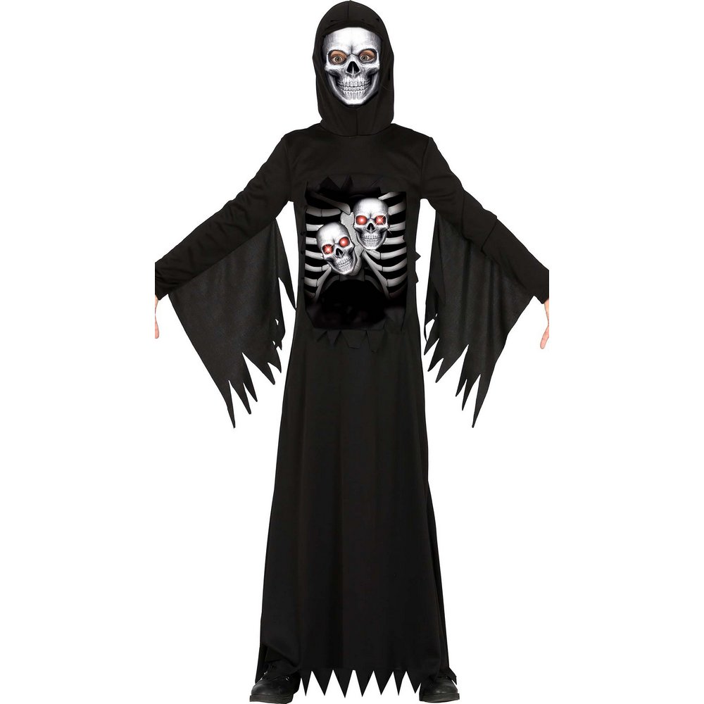 Ijesztő Kaszás Gyerek Jelmez Halloweenre, 7 - 9 Év