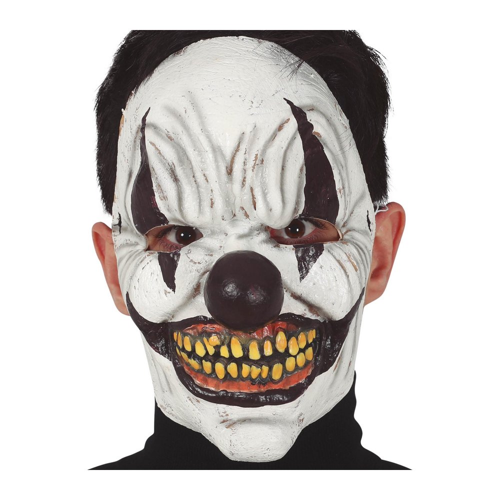 Ijesztő Latex Bohóc Maszk Felnőtteknek Halloweenre