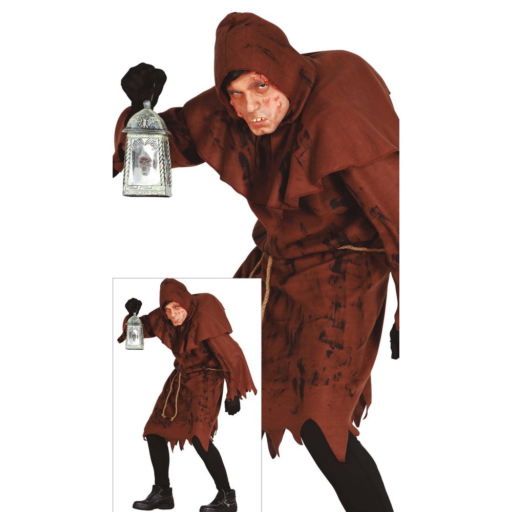 Ijesztő Púpos Szerzetes Férfi Jelmez Halloweenre