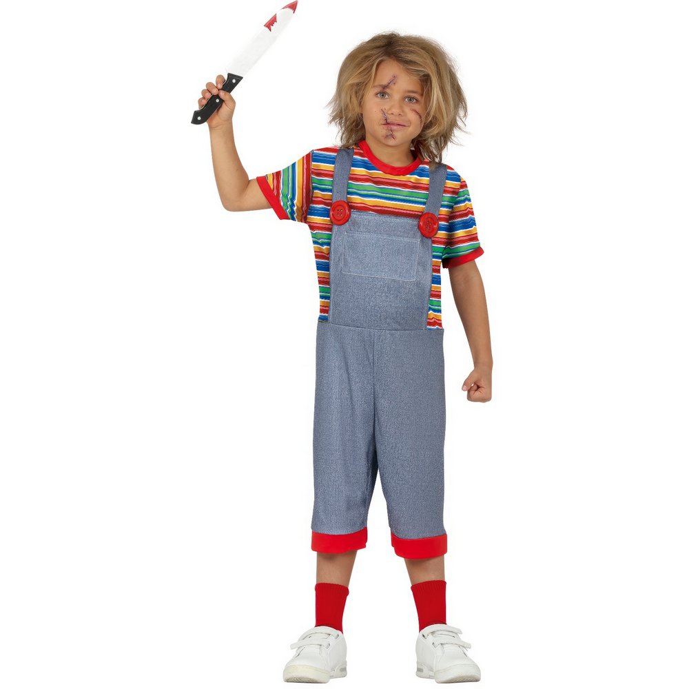 Ijesztő Rongybaba Fiú Jelmez Halloweenre, 10 - 12 Év