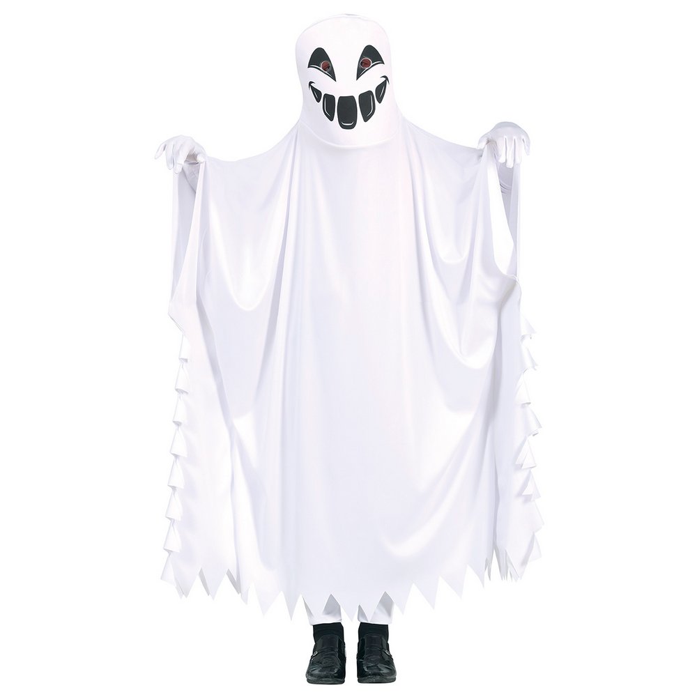 Ijesztő Szellem Gyerek Jelmez Halloweenre, 3 - 4 Év, Fehér