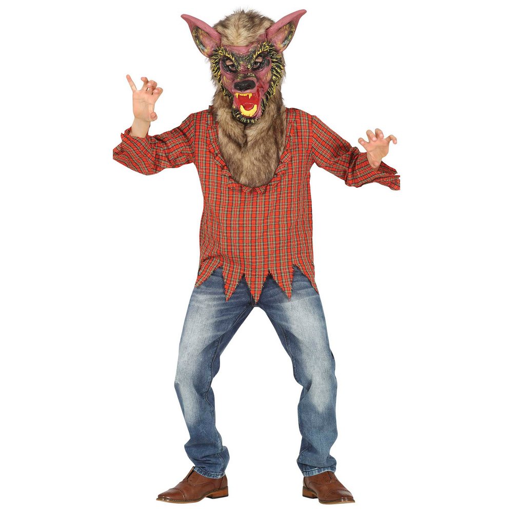 Ijesztő Vérfarkas Fiú Jelmez Halloweenre, 7 - 9 Év