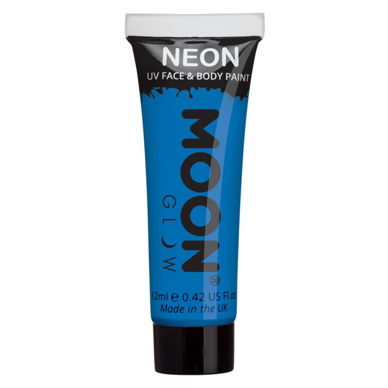 Intenzív Neon Kék UV-s Arc- és Testfesték - 12 ml