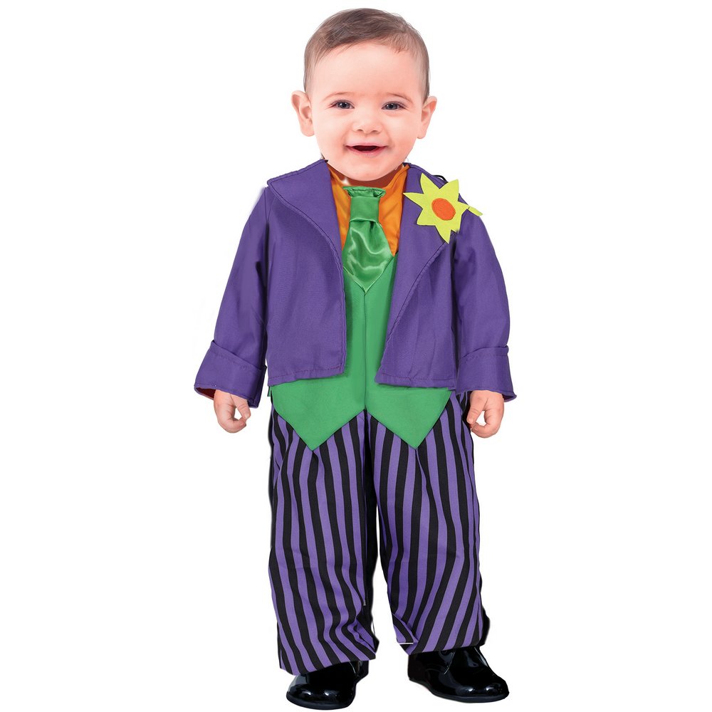 Joker Csecsemő Jelmez Szett Halloweenre, 12 - 18 Hónap