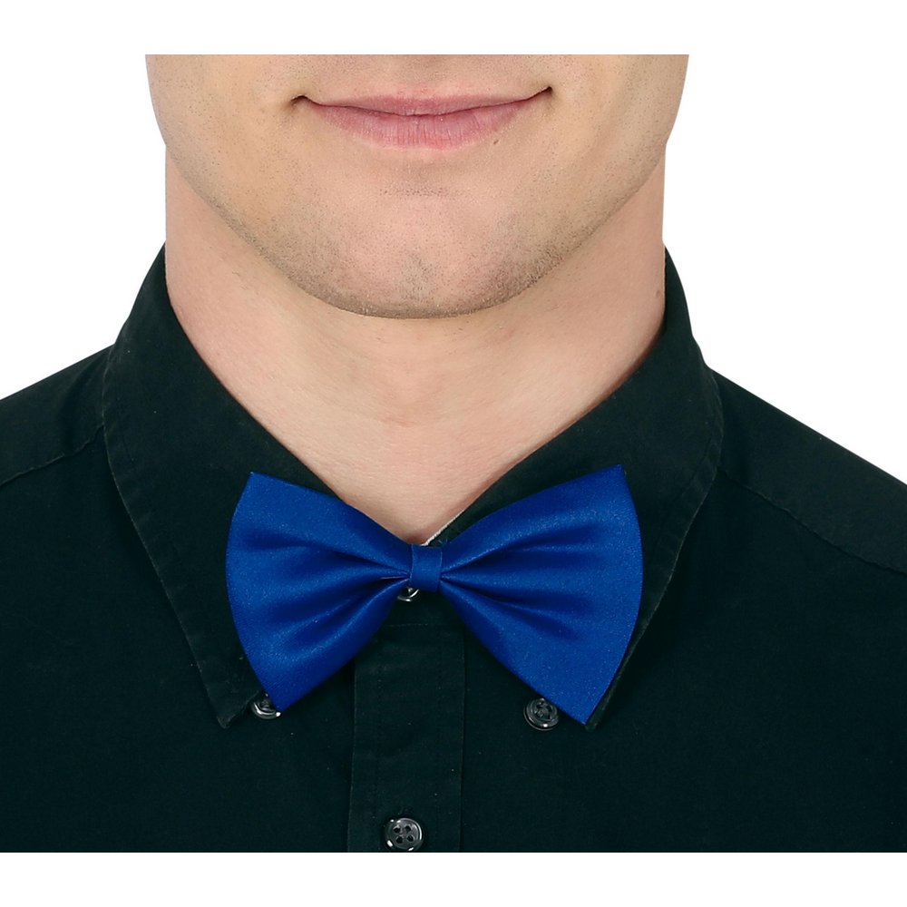 Kék Csokornyakkendő Férfiaknak, 11 cm