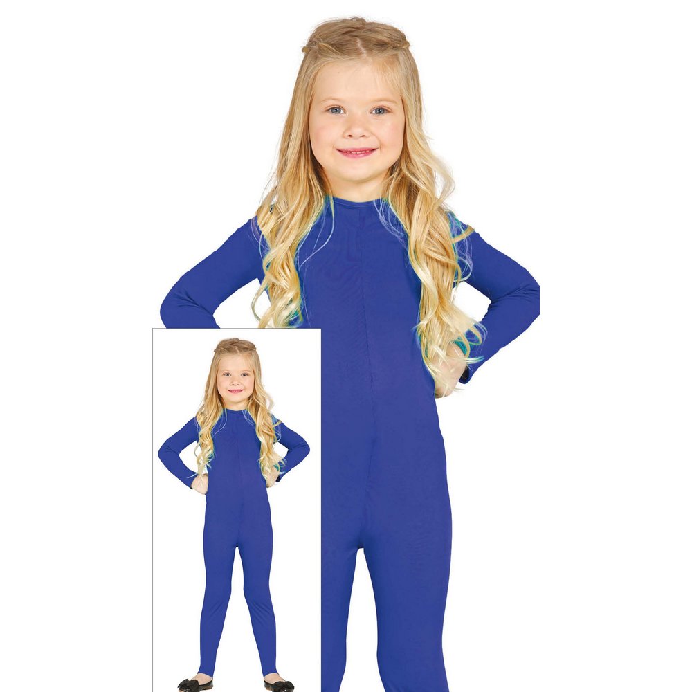 Kék Gyerek Unisex Teljes Testruha Jelmez