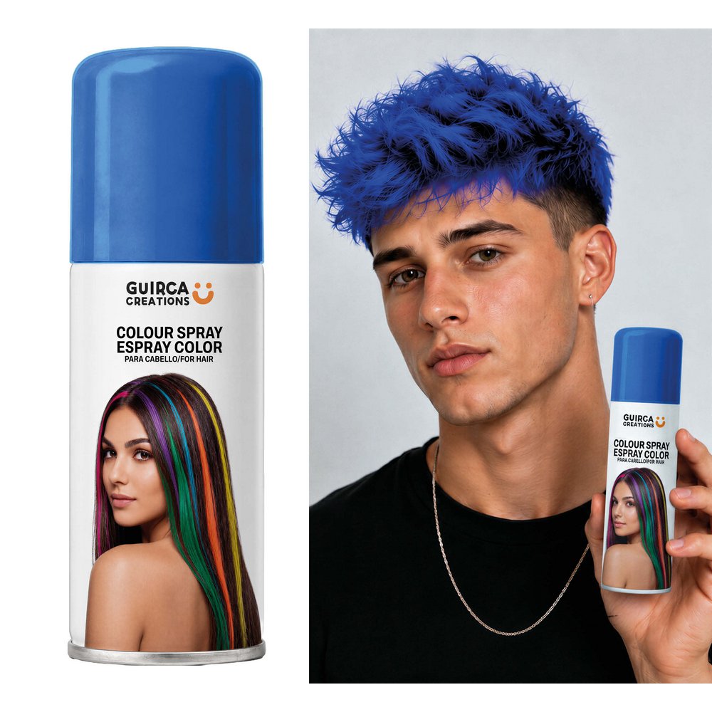 Kék Hajszínező Spray, 100 ml