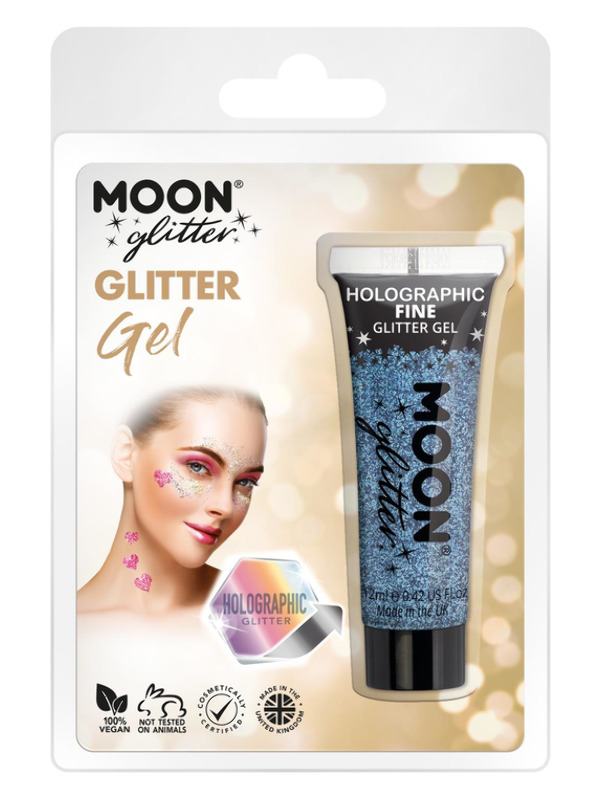 Kék Holografikus Csillámzselé - 12 ml