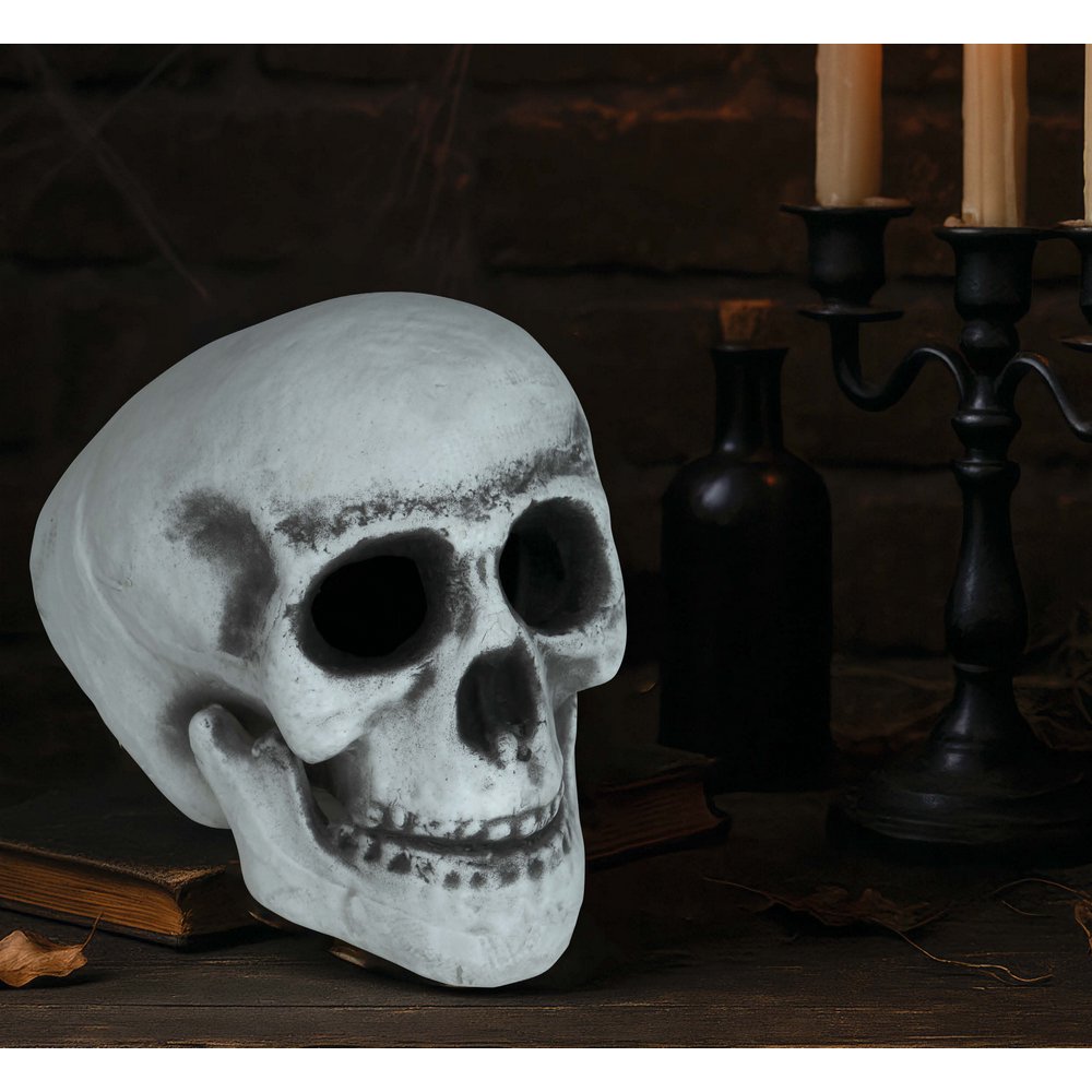Koponya Dekoráció Halloweenre, 30 cm