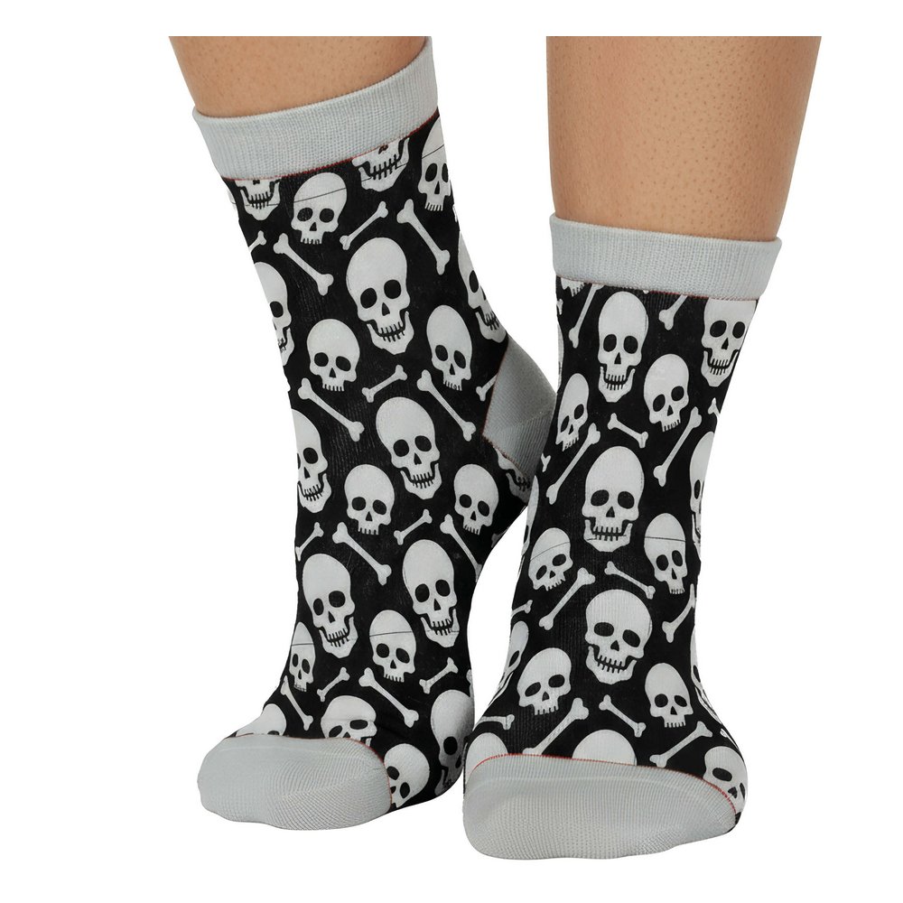 Koponyás és Csontos Zokni Halloweenre