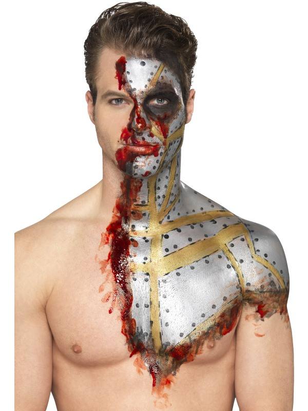 Latex Folyadék Szett Arany és Ezüst Smink Tégelyekkel és 2 Szivaccsal - 29,57 ml