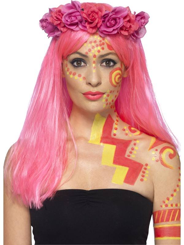 Latex Folyadék Szett Rózsaszín és Sárga Smink Tégelyekkel és 2 Szivaccsal - 29,57 ml