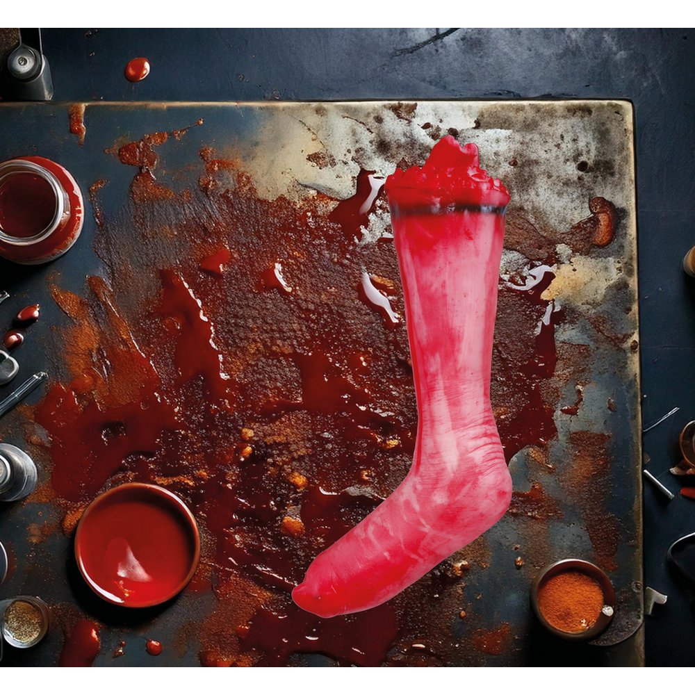 Latex Láb Halloweenre, 36 cm