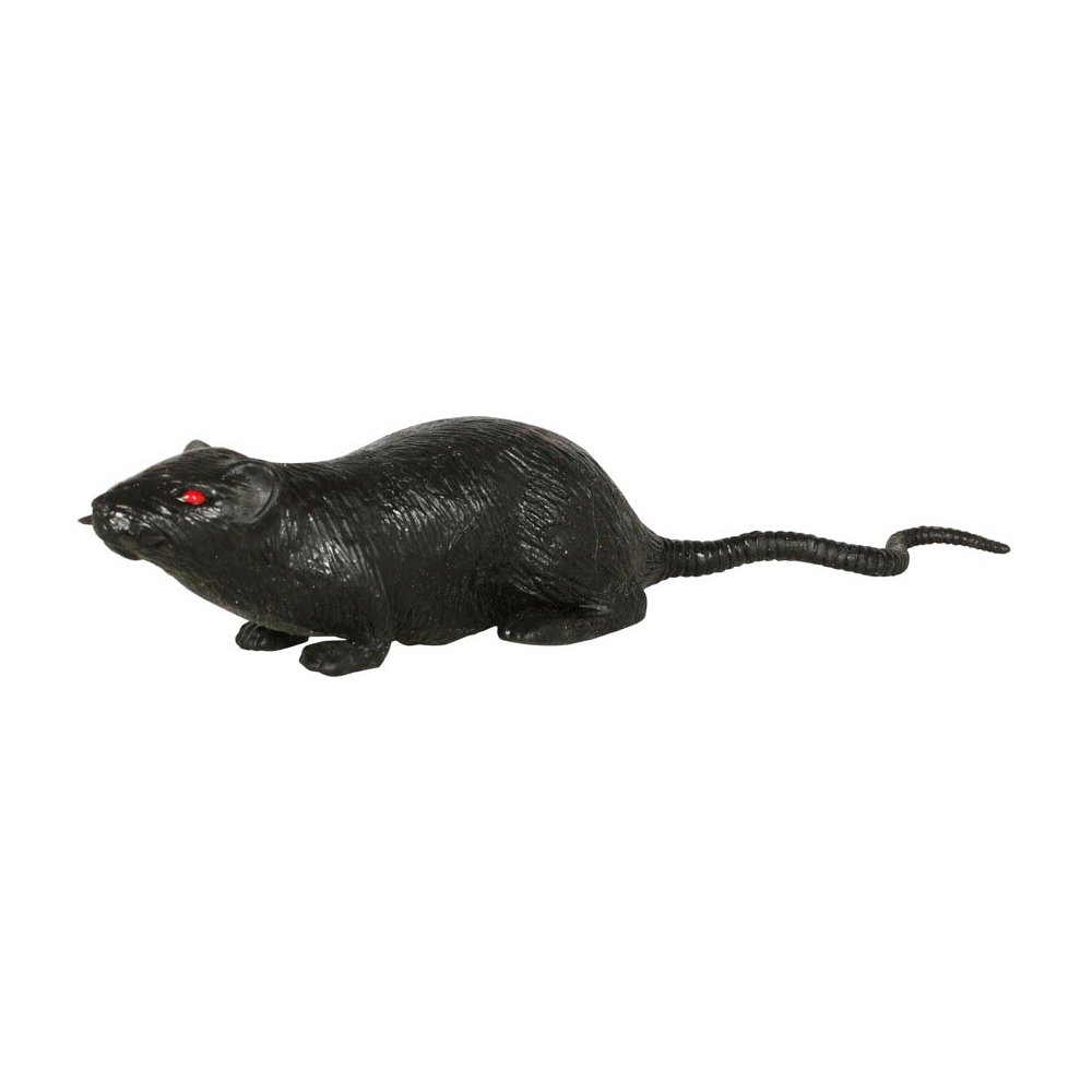 Latex Patkány Dekoráció Halloweenre, 10 cm
