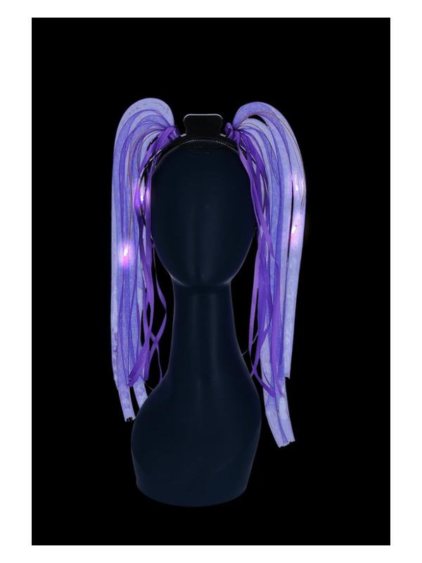 LED Világító Spagetti Hajpánt