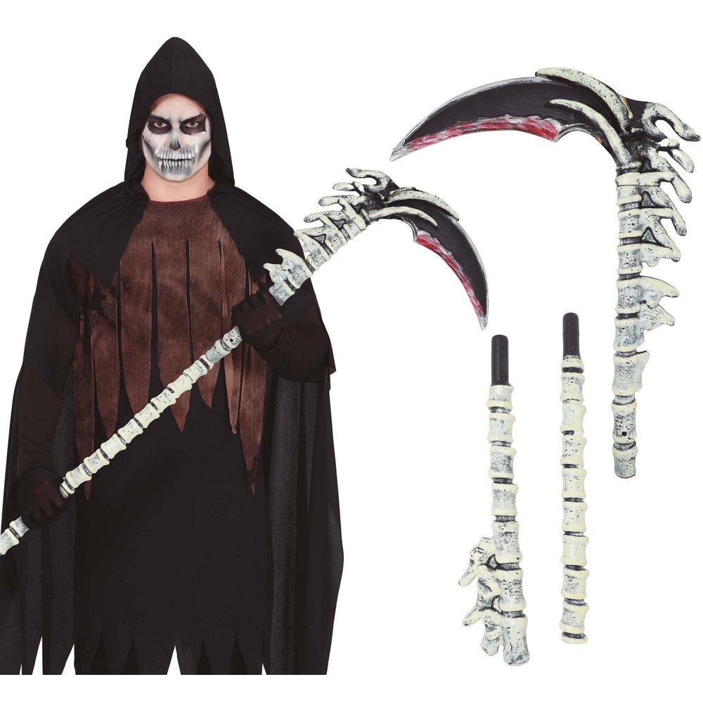 Levehető Csont Kasza Halloweenre, 150 cm