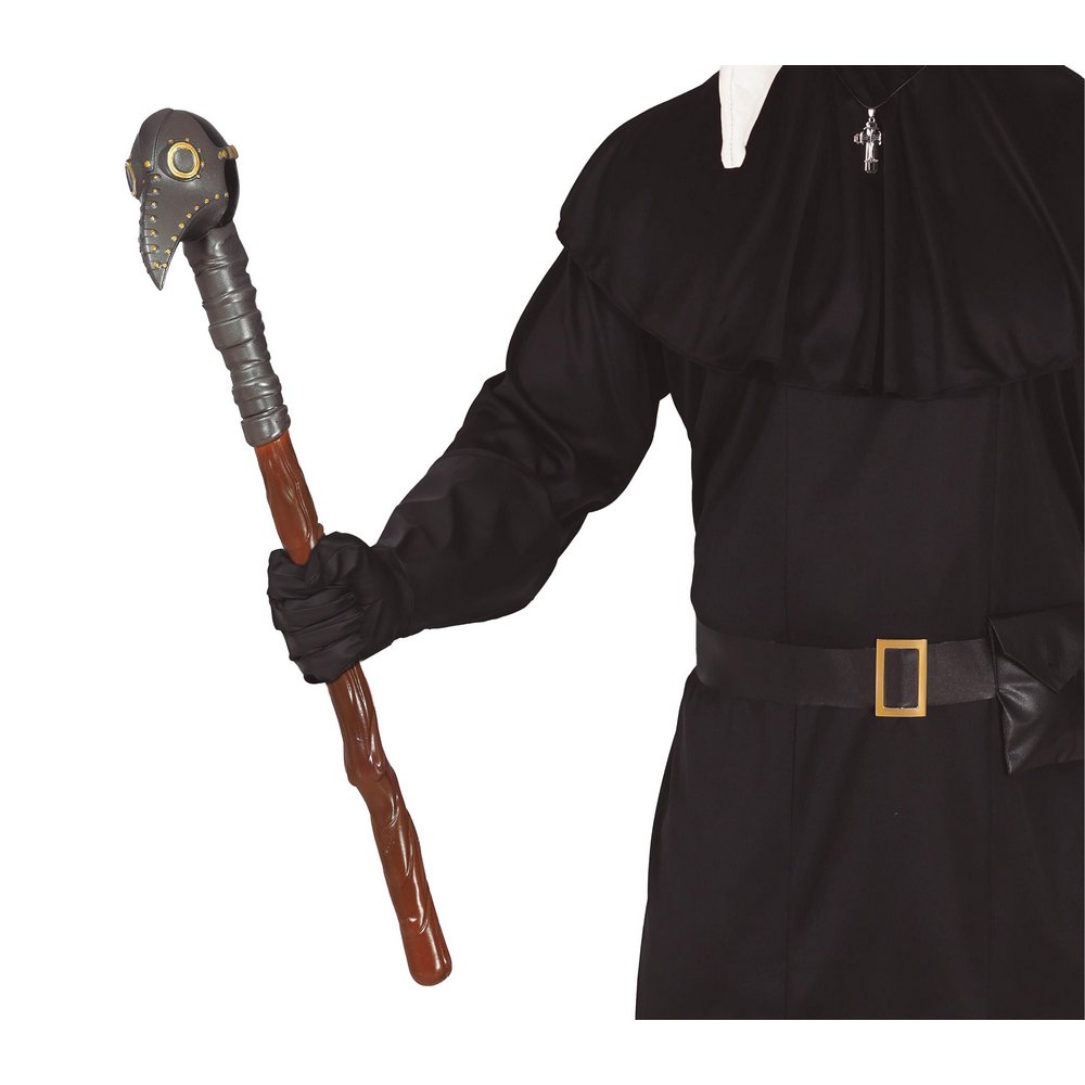 Levehető Pestisdoktor Bot Halloweenre, 70 cm