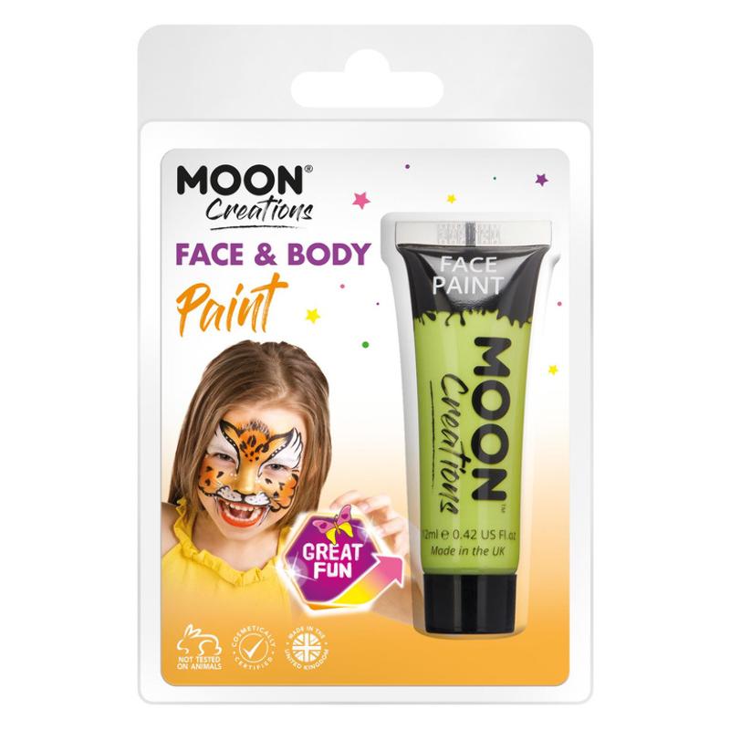 Lime Zöld Arc- és Testfesték Csomagolásban - 12 ml