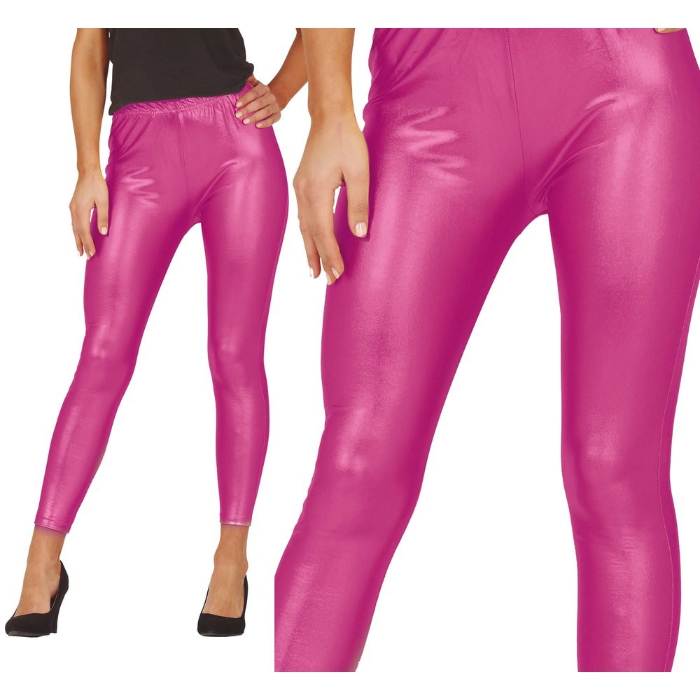 Metálkék Női Leggings a 80-as Évek Partijára