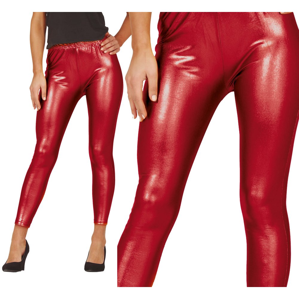 Metálkék Női Leggings a 80-as Évek Partijára