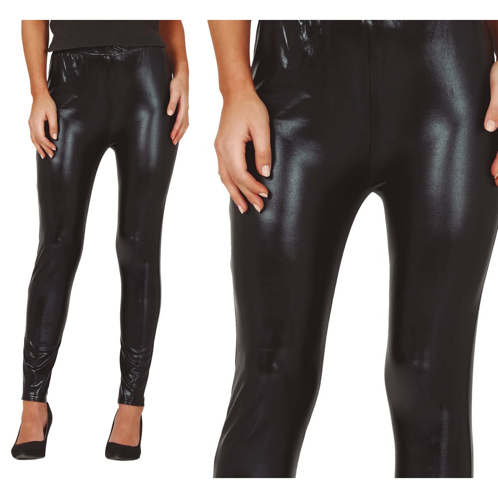 Metálkék Női Leggings a 80-as Évek Partijára
