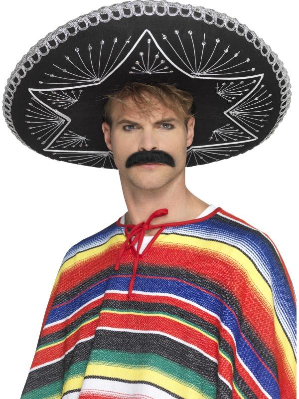 Autentikus Mexikói Sombrero Kalap ? Fekete