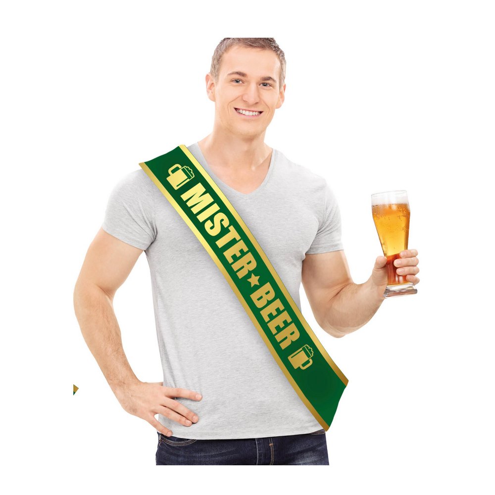 Mister Beer Vállszalag Férfiaknak Legénybúcsúra