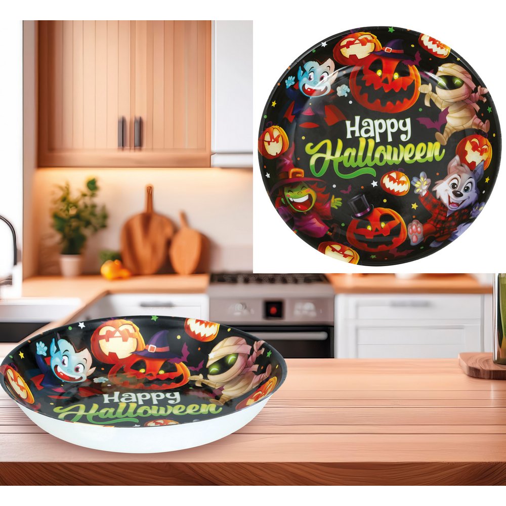 Mókás Halloween Parti Tál, 32 cm