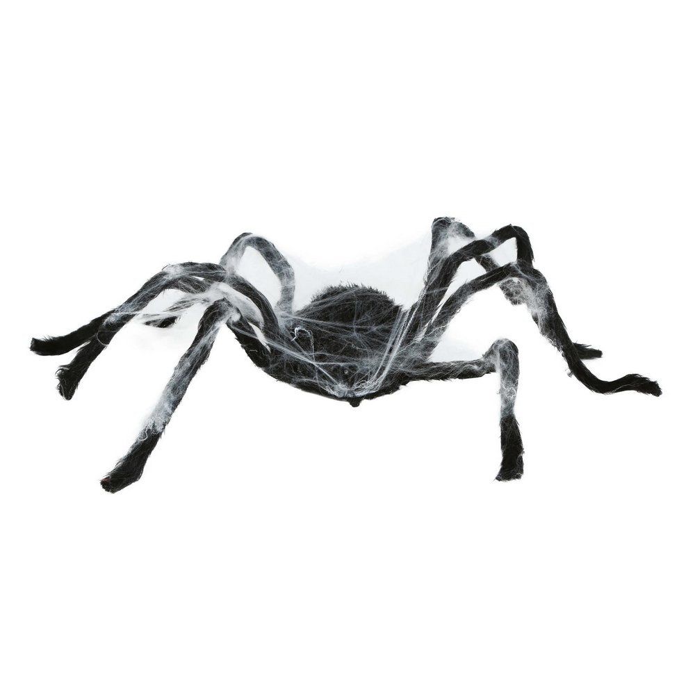 Mozgó, Világító Pók Dekoráció Halloweenre, 80 cm