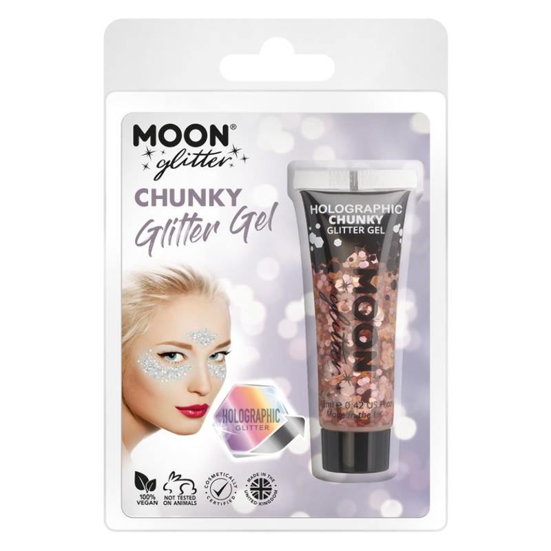 Nagyszemű Sötét Rózsaszín Csillám Zselé Csomagolásban - 12 ml
