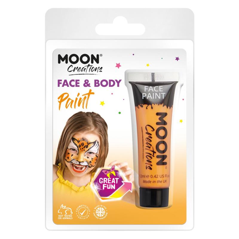 Narancssárga Arc- és Testfesték Csomagolásban - 12 ml