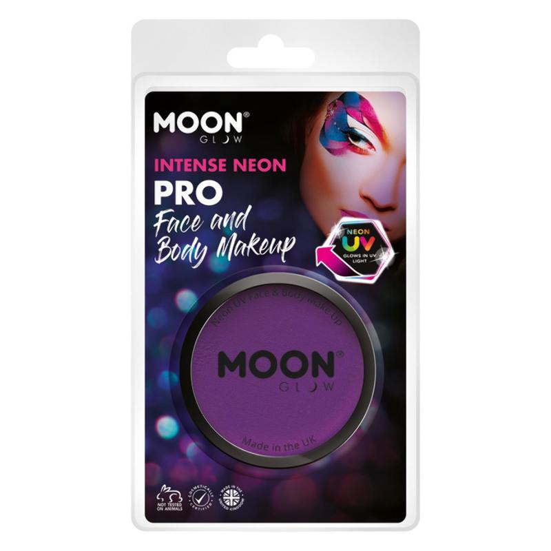 Neon Lila Arc- és Testfesték Csomagolásban - 36 g