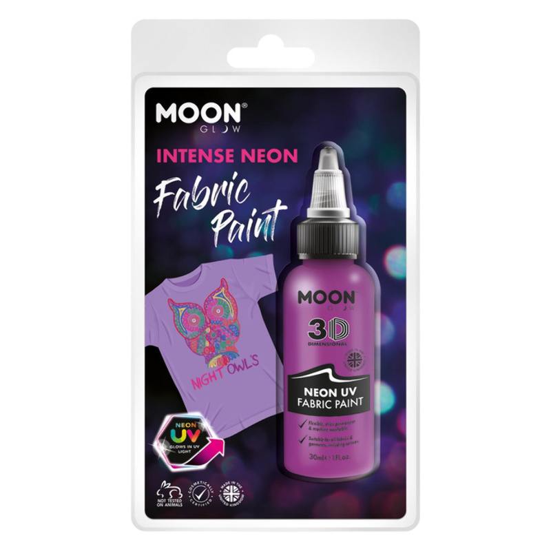 Neon Lila UV-s Szövetfesték Csomagolásban - 30 ml
