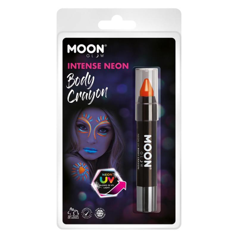 Neon Narancssárga UV-s Testkréta Csomagolásban - 3,5 g