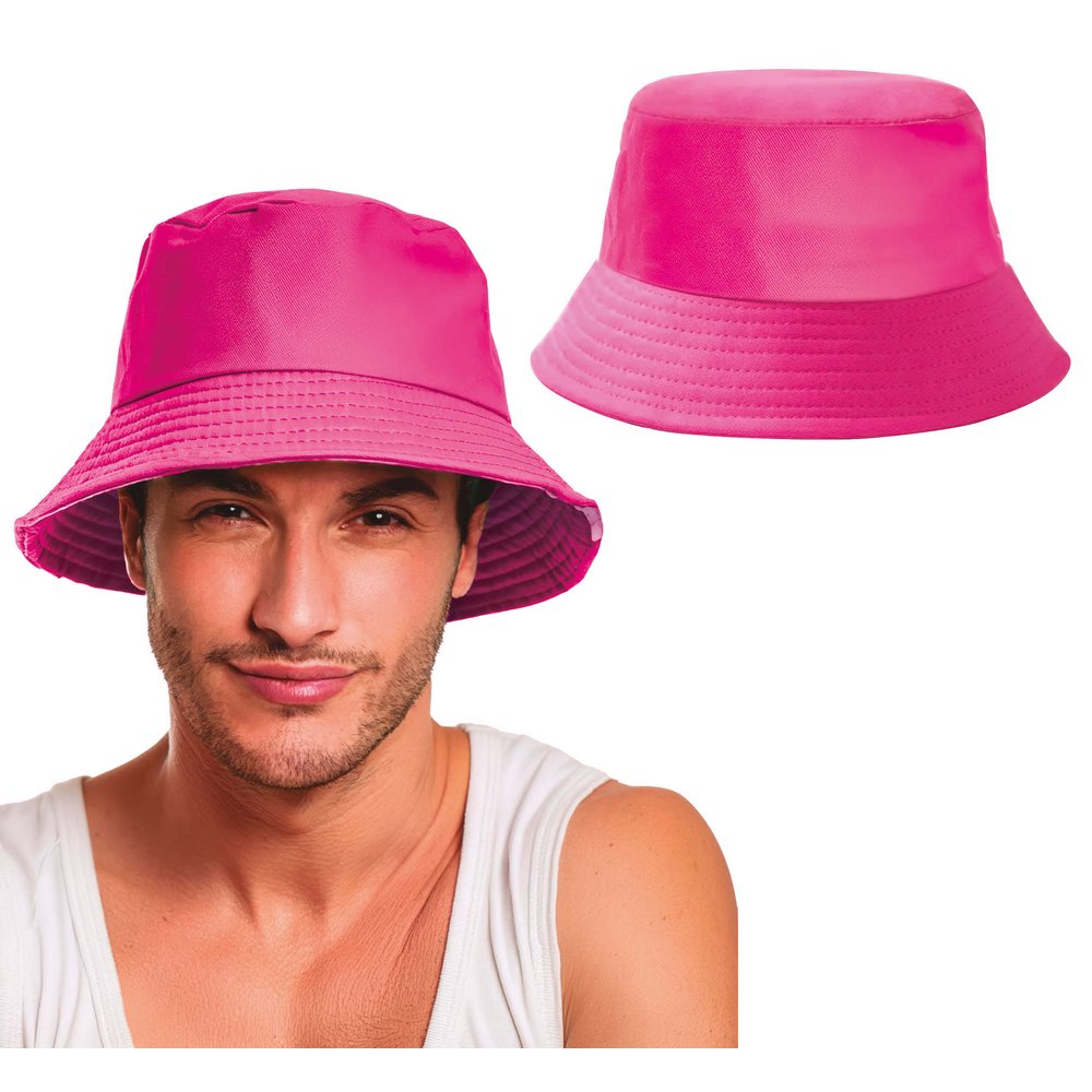 Neon Pink Bucket Kalap Felnőtteknek