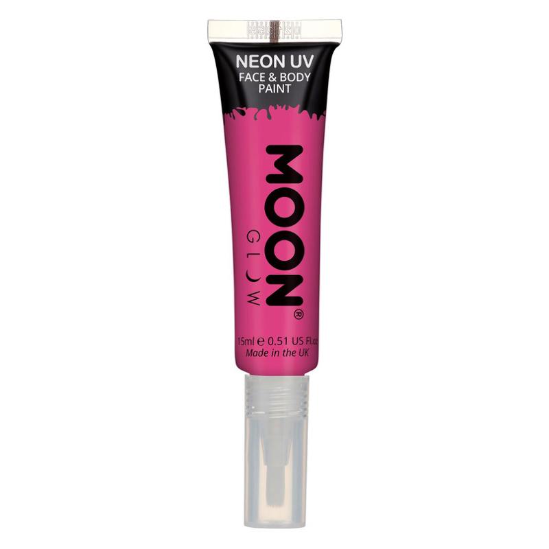 Neon Rózsaszín UV-s Arc- és Testfesték - 15 ml
