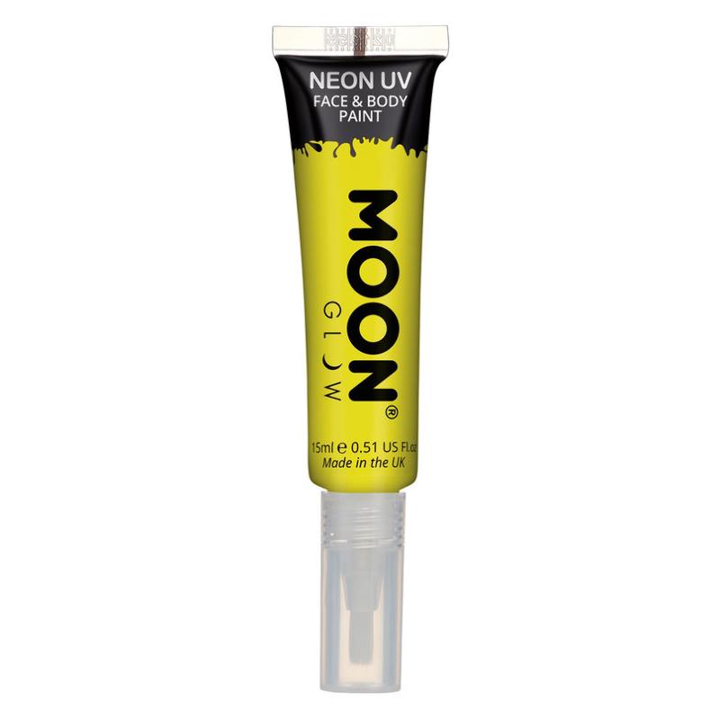Neon Sárga UV-s Arc- és Testfesték - 15 ml